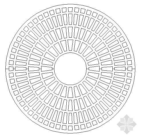 铸铁盖板树穴详图资料下载-树池铸铁箅子大样图