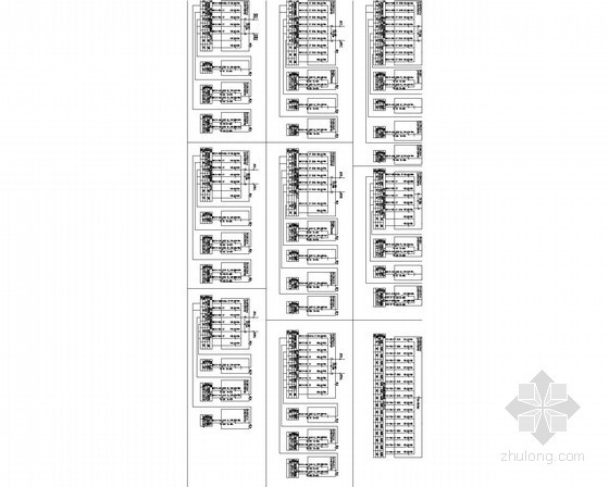 [广东]一类高层商住小区全套强电系统图116张-动力配电系统图 