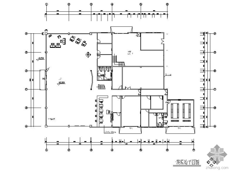 汽车美容4s店室内装修资料下载-[浙江]某品牌汽车4S店装饰设计图