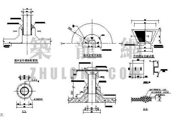 圆形清水池计算表资料下载-100吨圆形清水池施工图