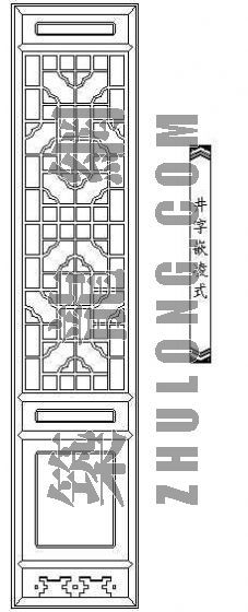 中式门门su资料下载-中式门5