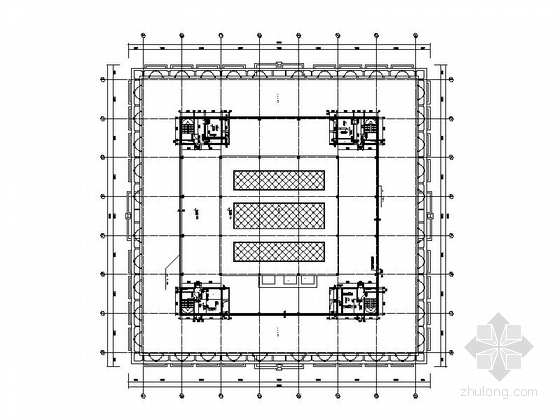 [宁夏]省级博物馆建筑施工图(知名建筑设计院)-省级博物馆建筑施工图平面图