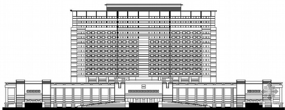 省建院建筑施工图图纸资料下载-[浙江省]某行政中心建筑施工图