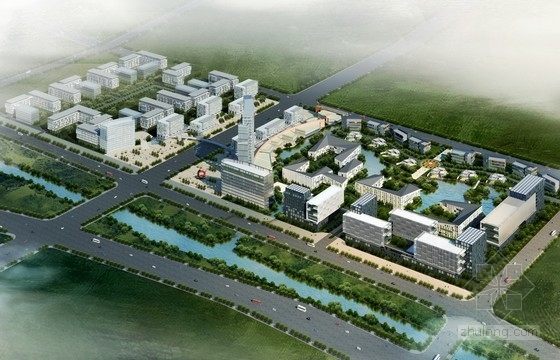 石业产业园规划设计资料下载-[天津]大型产业园规划及单体设计方案文本