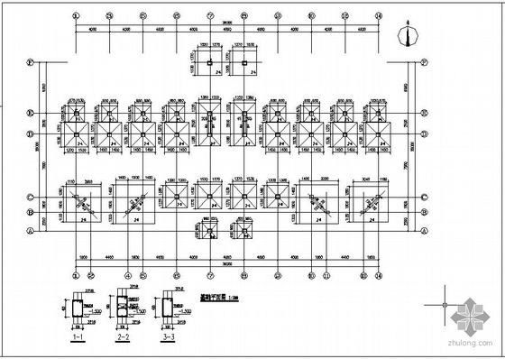 五层办公楼钢结构设计图纸资料下载-某办公楼结构设计图