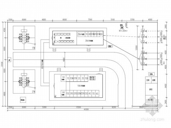 110kv变电站主变压器的保护设计资料下载-35kV变电站新建工程电气施工图纸（含初步设计说明书）