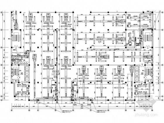 五层综合楼空调资料下载-[湖南]商业综合楼空调通风全套施工图纸