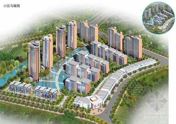天津红桥区规划模型资料下载-[天津]某蓝水假期居住区规划方案文本