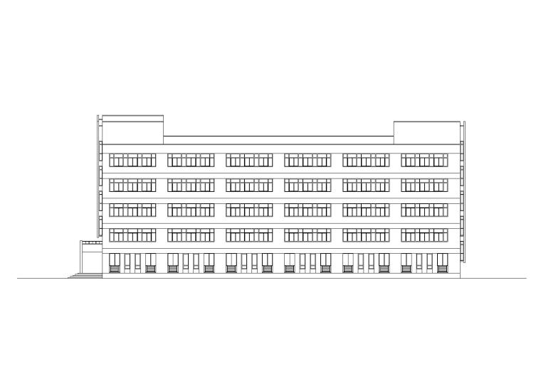 综合楼project格式资料下载-[北京]某中学综合楼设计方案文本（CAD全套图纸）