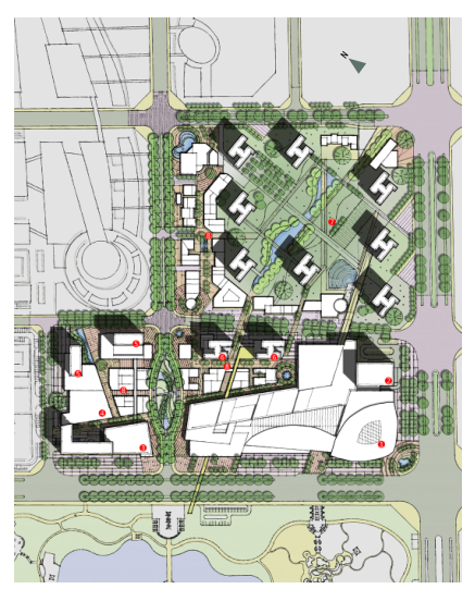 知名地产戆州章江新区城市商业综合体建筑设计方案文本