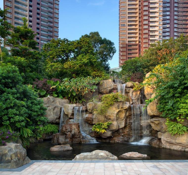 肉菜市场设计图资料下载-新福港鼎峰居住景观