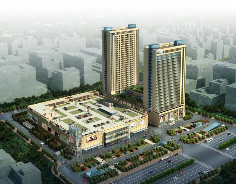 现代立面商业资料下载-[山东]透明玻璃立面商业综合体建筑设计方案文本