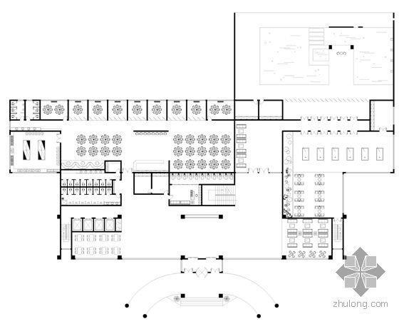 顶层茶楼会所设计资料下载-某休闲会所设计图赏析