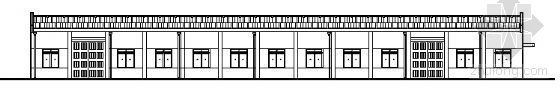 纺织厂建筑图纸资料下载-某纺织厂车间建筑结构方案图