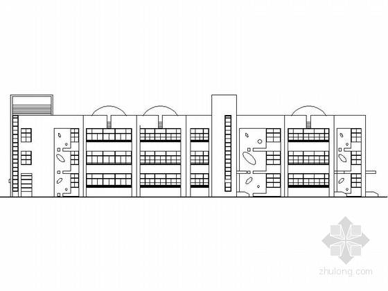 现代风格幼儿园建筑施工图资料下载-3层现代风格幼儿园设计施工图（知名建筑设计院）