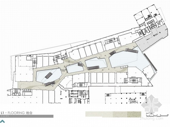 商场栏杆CAD图资料下载-[重庆]时尚商业广场概念方案设计图