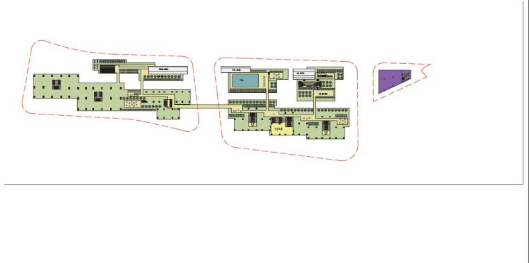 [广东]超高层幕墙立面多业态城市综合体建筑设计方案文本-超高层幕墙立面多业态城市综合体建筑平面图