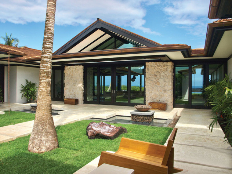 夏威夷住宅设计资料下载-美国夏威夷贝壳亭住宅