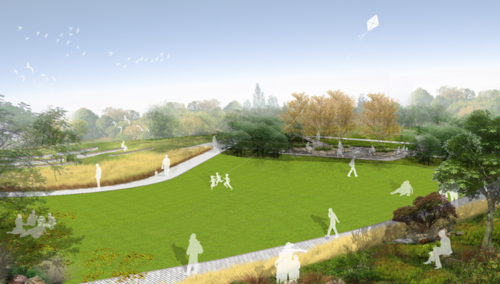 山体公园CAD资料下载-[贵州]绿色生态山体住宅公园景观规划设计方案