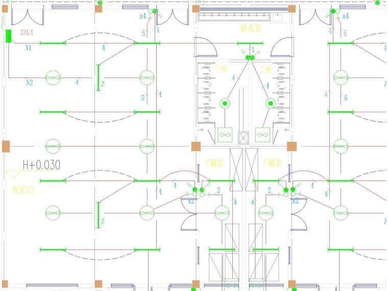幼儿园建筑电气设计施工图资料下载-广东大型幼儿园全套电气施工图