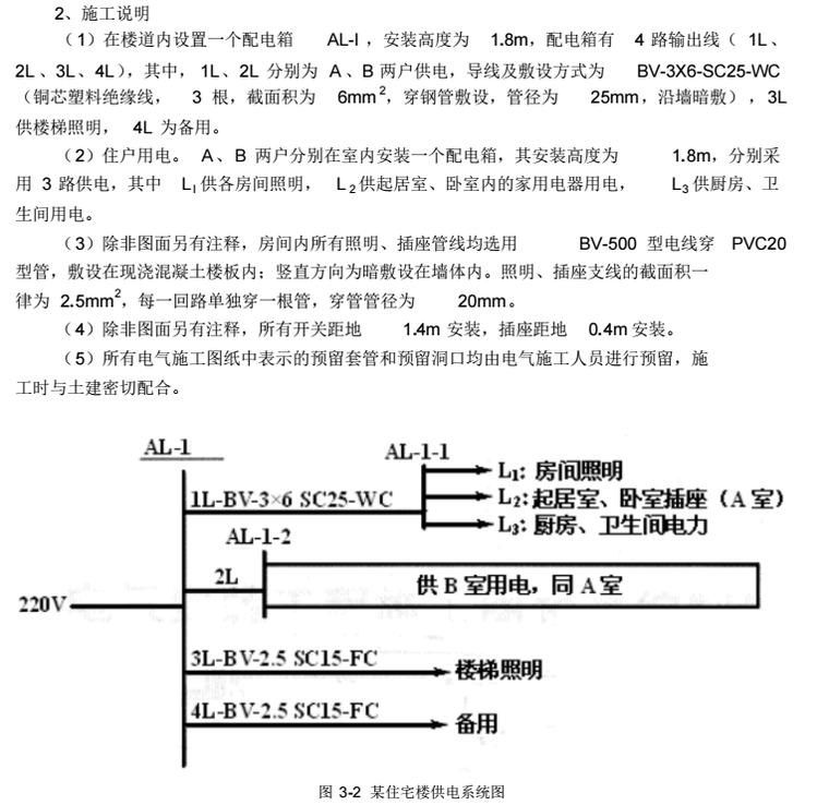 某电气照明工程施工图预算_2