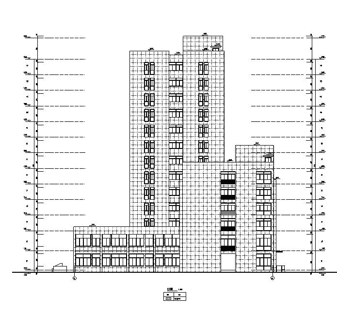 教学楼cad建筑平面图资料下载-[安徽]高层全专业医科大学教学楼建筑施工图（16年竣工图纸）