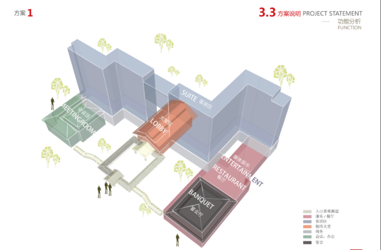 响水城东酒店建筑设计方案文本（投标方案4）-方案说明