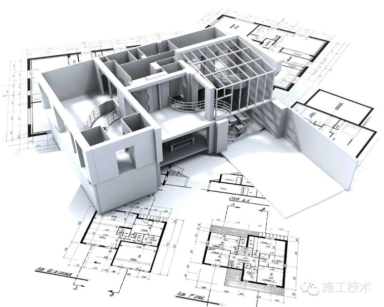 轻钢筋施工图资料下载-八个技巧看懂建筑施工图