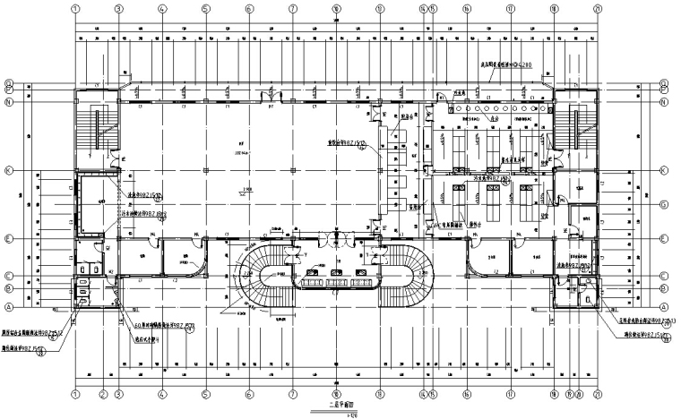 5套配套食堂餐饮建筑设计方案初设图CAD-9