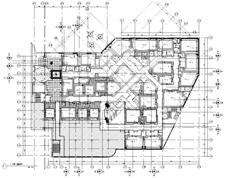 中餐厅过道资料下载-[江苏]现代简约风格中餐厅装修全套施工图