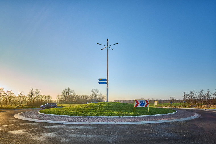 高速路限高门架资料下载-荷兰N356高速路灯光景观