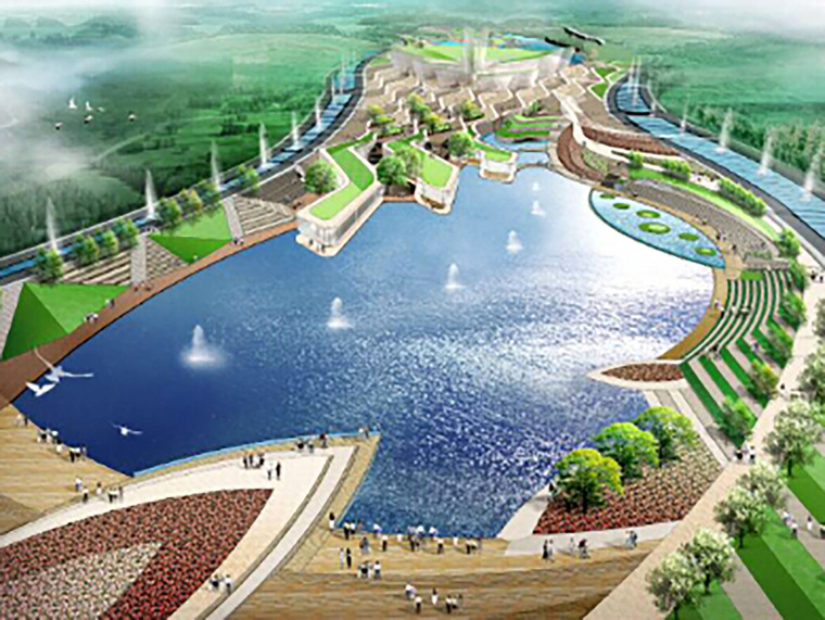 北京世界园艺会总图资料下载-[山东]世界园艺博览会修建性规划设计文本（PPT+37页）