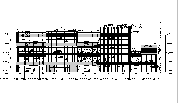 [重庆]知名地产四层外廊式商业建筑施工图-知名地产四层外廊式商业建筑施工图