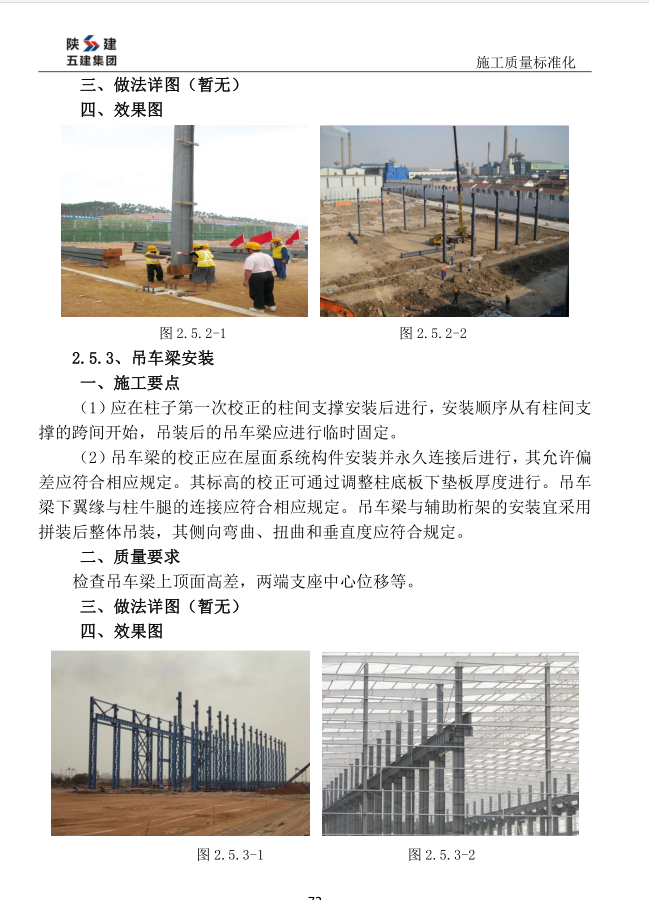 陕建集团施工质量标准化做法-198页-钢结构
