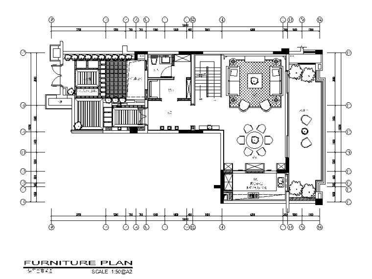 洋房户型含模型资料下载-[重庆]新亚洲洋房复式样板房CAD施工图（含实景图）