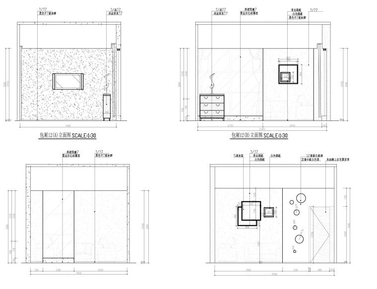 上岛西餐厅混搭风格施工图设计（附效果图）-T1.yATBKAT1RCvBVdK