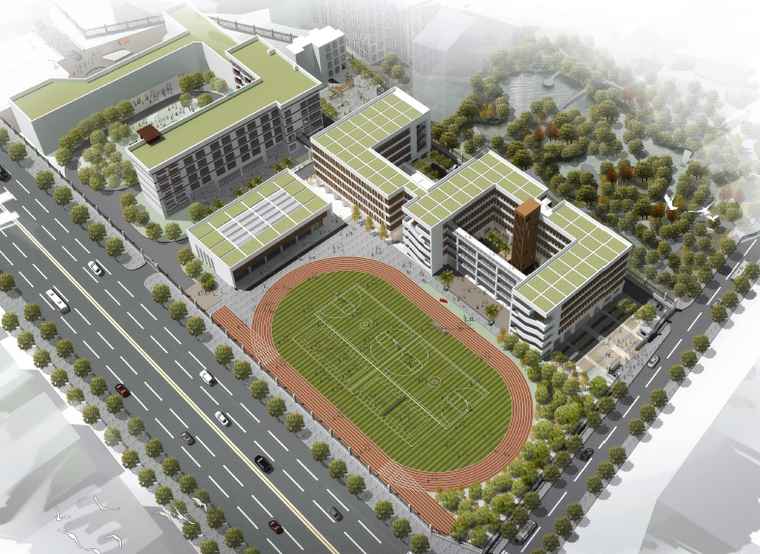 球场设计方案文本资料下载-[广东]长圳小学建筑设计方案文本