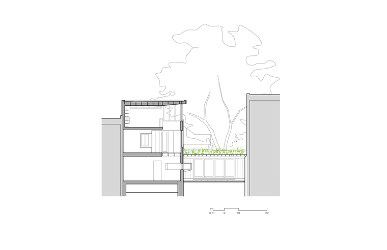 加拿大蒙特利尔山上的盒子住宅-PBA_Bernier_Thibault_sectionA