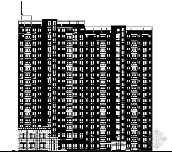 公寓住宅楼建筑施工图资料下载-某十七层公寓住宅楼建筑施工图