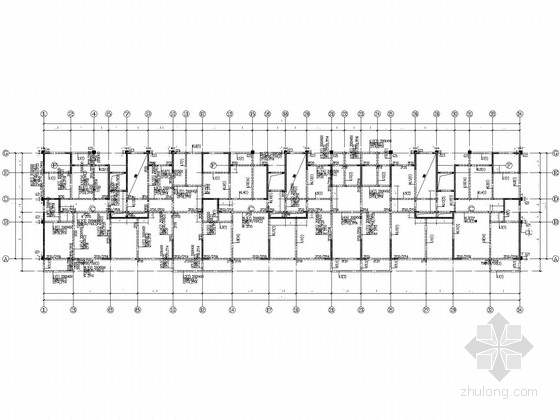 9层住宅电梯资料下载-9层框架剪力墙住宅结构施工图(平筏基础)