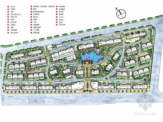 居住区景观设计方案夜景资料下载-[浙江]江南特色居住区景观设计方案