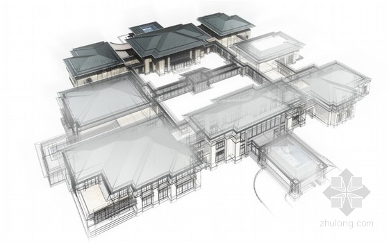 新中式接待中心全套建筑资料下载-[宁夏]新中式风格贵宾接待中心方案施控定案汇报