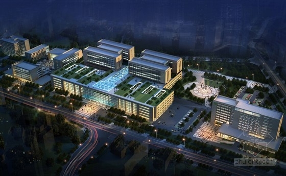 重庆医院建筑方案资料下载-[重庆]现代科技化综合医院建筑设计方案文本（丘陵地貌）