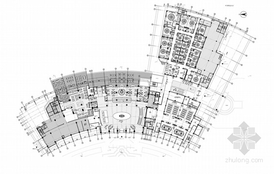 五星级洒店单人间资料下载-[安徽]清华大学设计47万平米现代化五星级大酒店设计方案