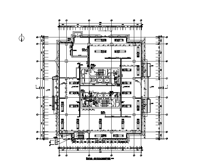 60平方米室内平面图资料下载-天津市某研发大楼空调风管设计图（含系统图、平面图、大样详图）