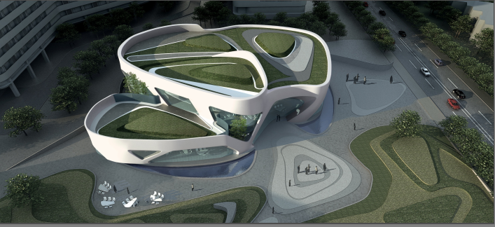 未来城合院建筑模型设计资料下载-绿地济州岛健康养生城项目（知名设计院）