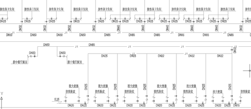 热水循环泵房资料下载-酒店系统图