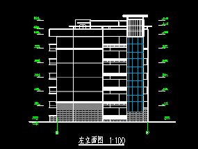 某中学高中教学楼建筑施工图