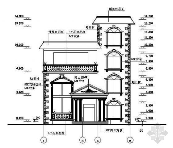 Valle私人住宅资料下载-某私人住宅结构图纸