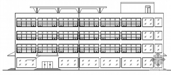 建筑施工图设计超市资料下载-岳阳市某超市建筑设计施工图